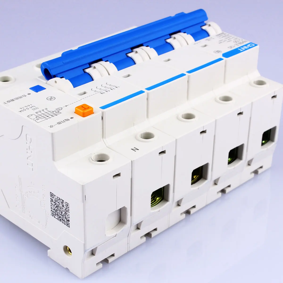 CHNT CHINT NXBLE 125 63A 80A 100A 125A 4P RCBO маленькие заземляющие автоматические выключатели с