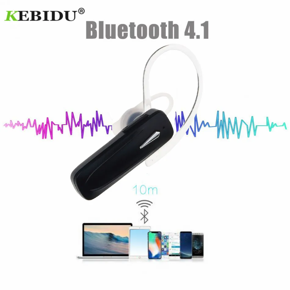 Беспроводные Bluetooth наушники kebidu M163 мини гарнитура с микрофоном скрытые Наушники