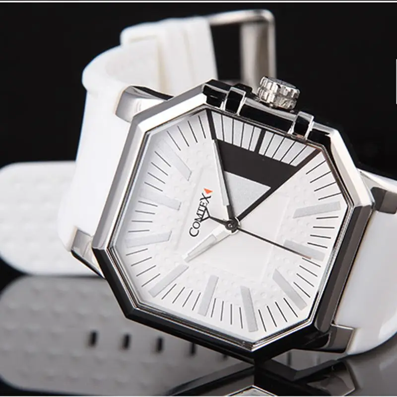 Comtex Для мужчин Часы армии кварцевые черные Повседневное модные спортивные