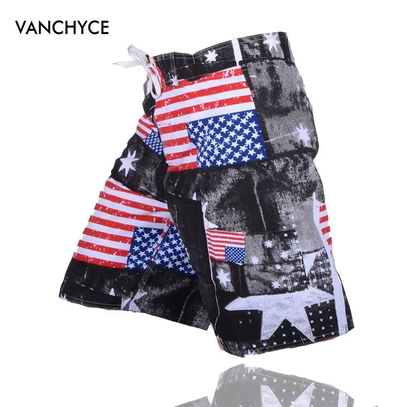 

VANCHYCE Summer Shorts Men Beach Shorts Men Bermuda Short Quick Dry Silver Mens Boardshorts Board Shorts Brand Swimwear Men