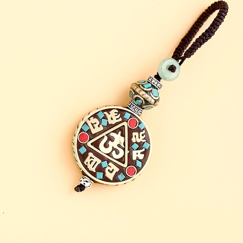 Тибетский Кулон Будда брелок Om Ohm буддийская мантра знак Йога кулон