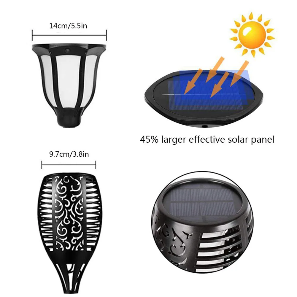 Путь настенное крепление современные ABS солнечное питание во дворе светодиодный