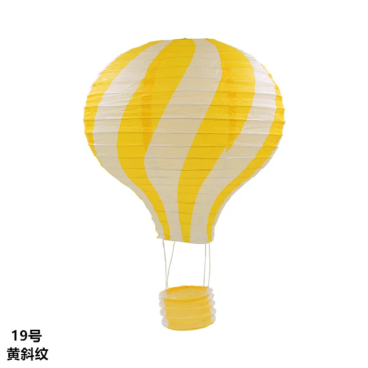 yellow twill Горячая Распродажа, 1 шт., 12 дюймов, 30 см, Радужный воздушный шар, бумажный фонарь, украшение для детской вечеринки, дня рождения, свадьбы, вечерние украшения - Цвет: yellow twill