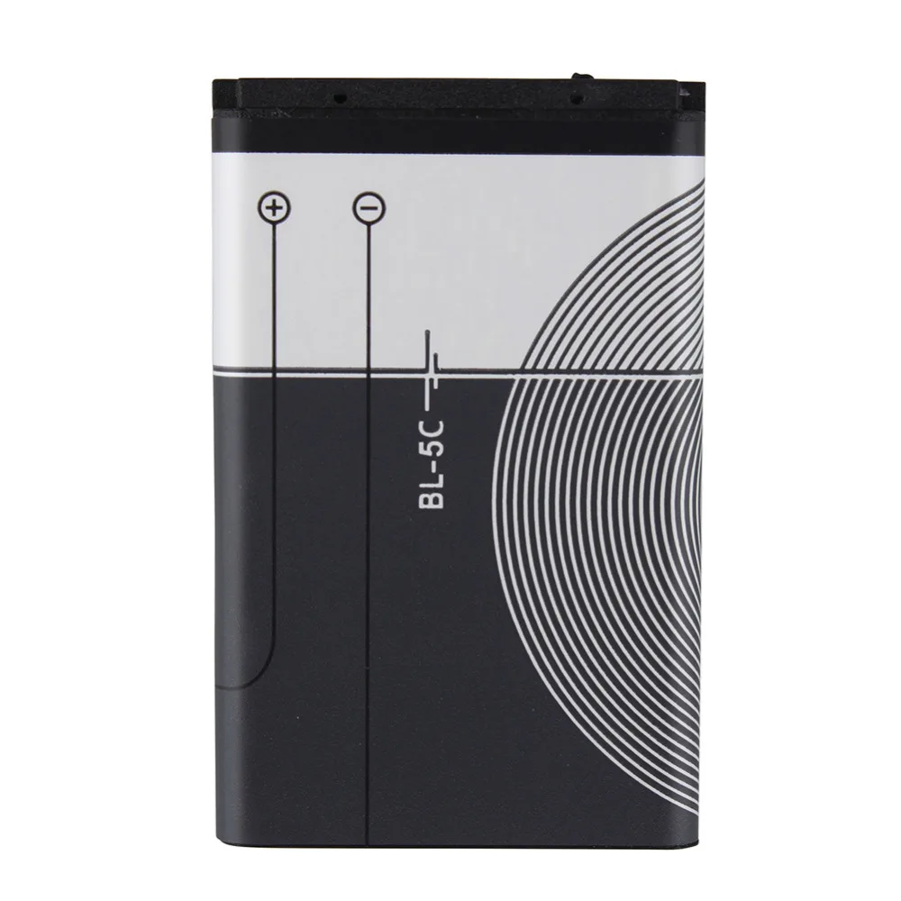 

3.7V 1020mah BL-5C BL 5c Replacement Battery For Nokia 1112 1208 1600 1100 1101 Rechargeable Battery Phone Backup Bateria