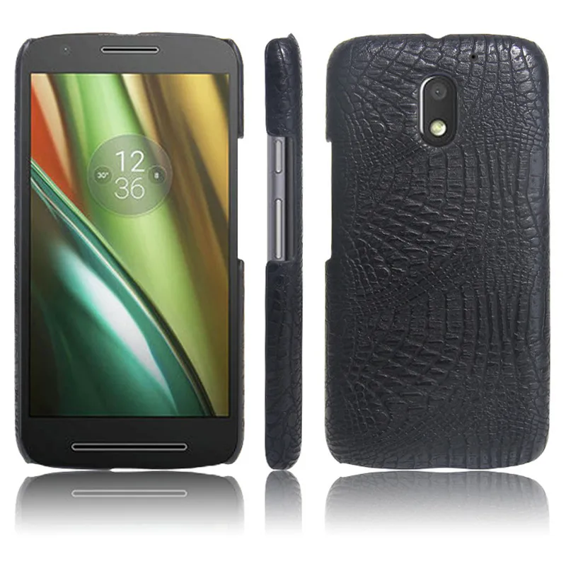 Чехол для Motorola Moto E3 Power 5 0 дюйма роскошный чехол-книжка из крокодиловой кожи XT1706