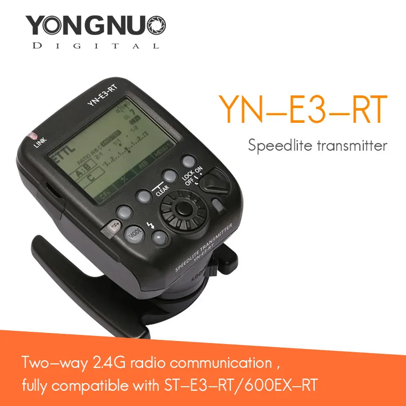 Yongnuo Speedlite передатчик YN E3 RT высокоскоростной синхронизация TTL радио триггер как ST