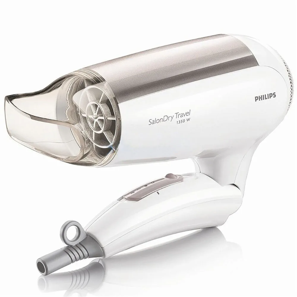 PHILIPS SalonDry Дорожный фен HP4988 со складным дизайном 100-240 В Поддержка горячего и холодного ветра высокой мощности постоянной температуры