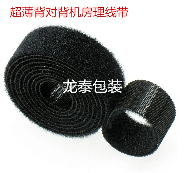 Freeshipping 1cmx5m ultra thin magic tape cable tie nylon strap Power Wire Management Magic Tape Sticks Hook &ampLoop | Обустройство