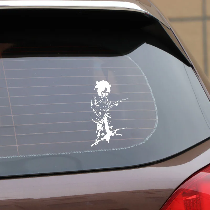 

YJZT 9.2*16CM Beautiful Violinist Sports Music Decor Car Sticker Vinyl Extreme Sport C12-1419