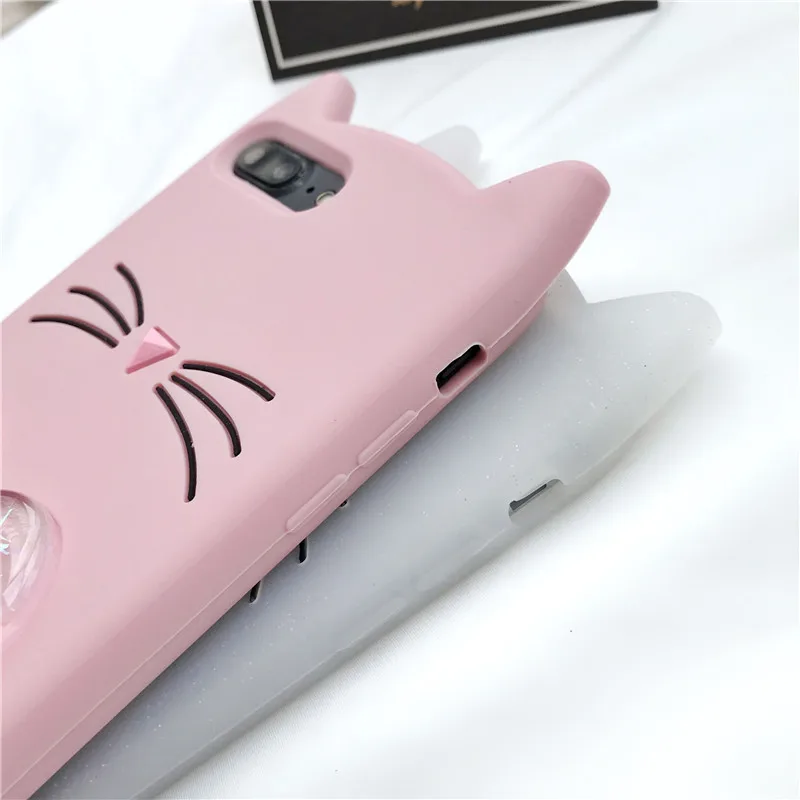 Блестящий чехол Luck Cat для samsung Galaxy A7 жидкий зыбучий песок для samsung Galaxy A7 A750F A750 SM-A750F A 7 чехол