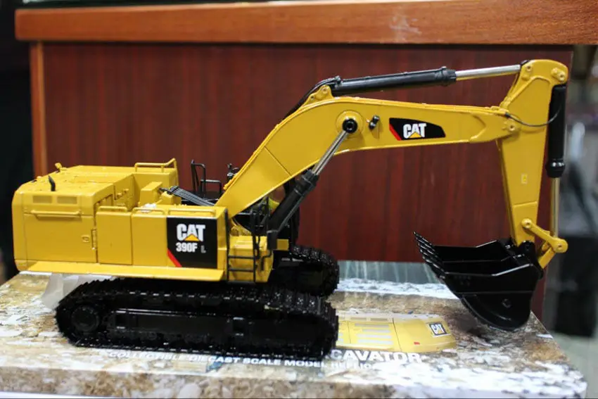 DM модель Caterpillar Cat 390F L Гидравлический Экскаватор литья под давлением Металл