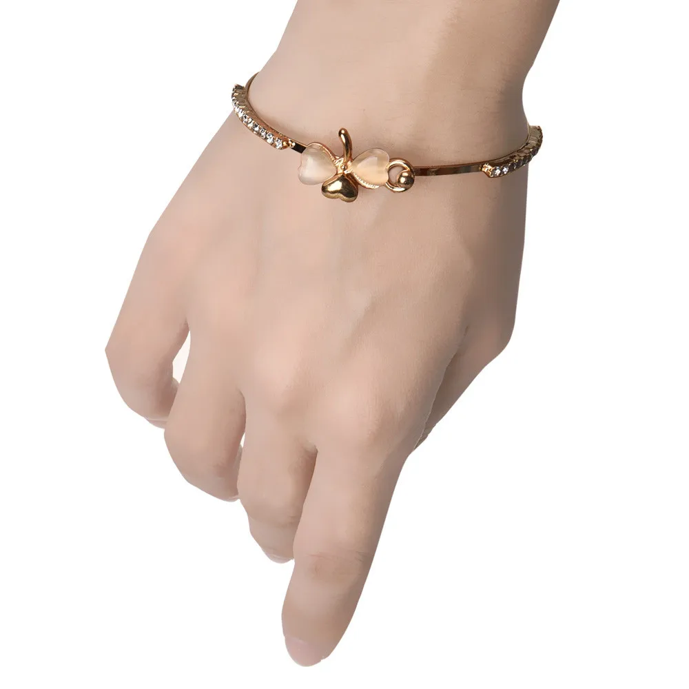 Стильный Креативный браслет для женщин однополые браслеты со стразами на