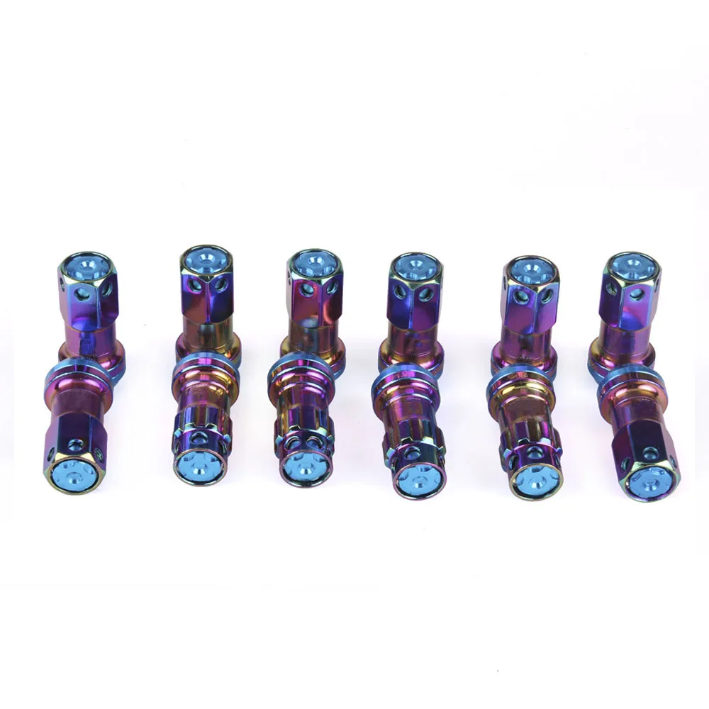 RASTP-20pcs/набор M12x1.5/1,25 R40 стиль 44 мм Колесные гайки гоночные композитные стопорные гайки с ключом безопасности RS-LN046