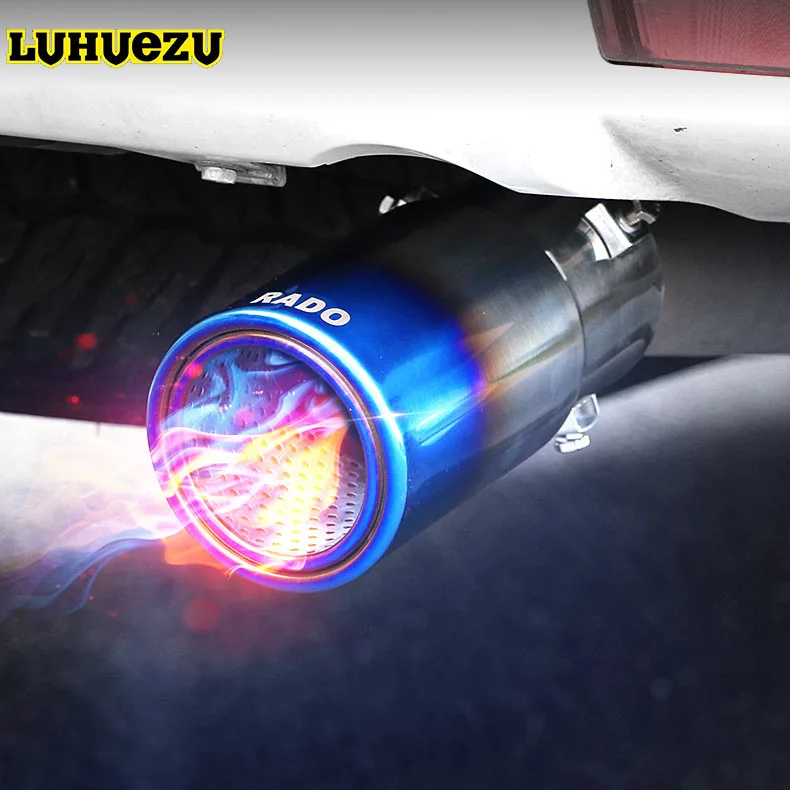 Внешний глушитель из нержавеющей стали задние трубы для Toyota Land Cruiser Prado 120 150 2003 2017