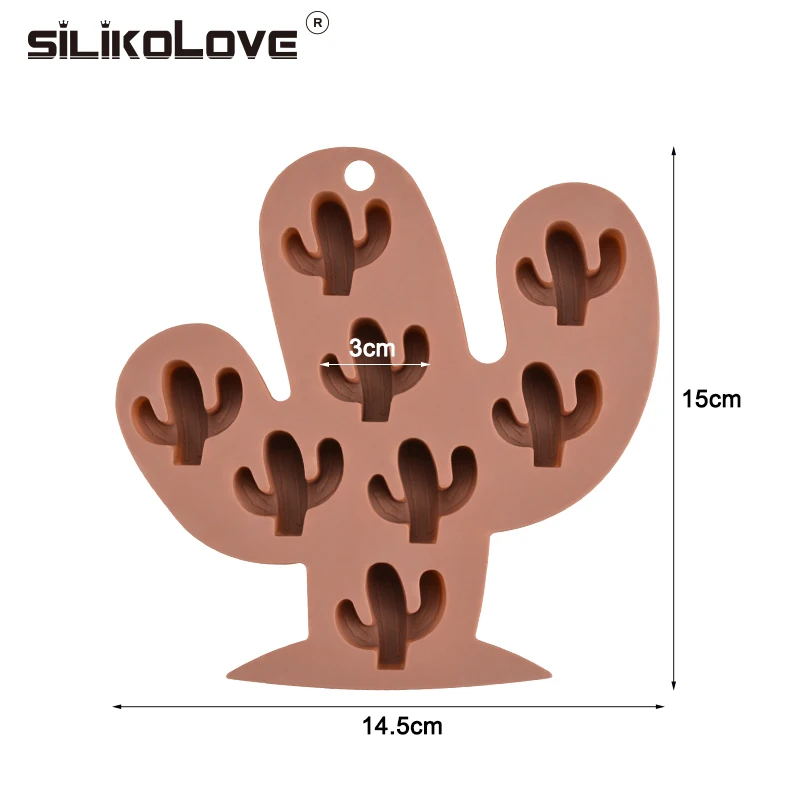 SILIKOLOVE 8 силиконовая форма с кубиками печенье Свеча Плесень DIY Форма для шоколадного фондана плесень Мучные Кондитерские изделия хлеб Инструменты для торта