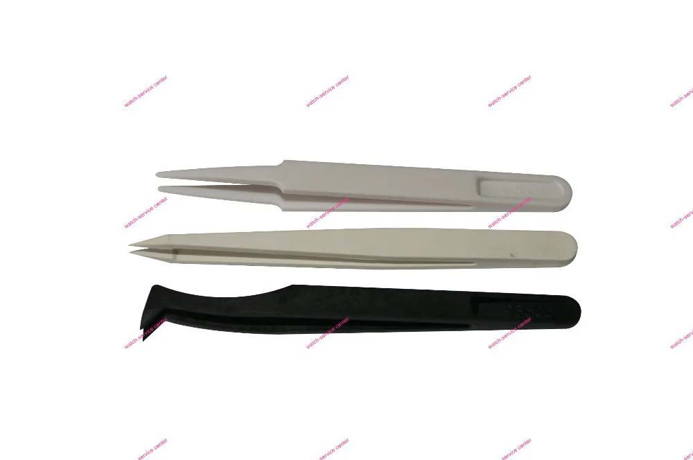 3 шт. новые пластиковые антистатические резиновые пинцеты инструмент для ремонта