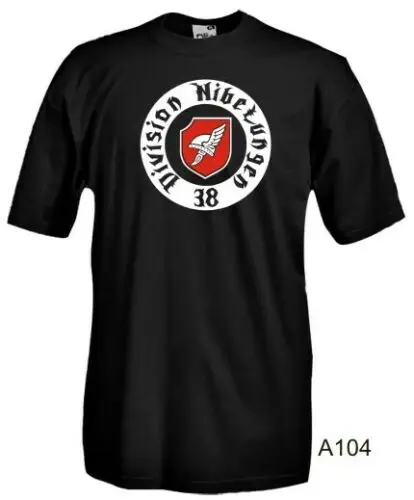 Футболка Maglietta Military A104 38Te Ss-Grenadier Division Nibelungen Germania для мужчин Homme для высоких и больших мужчин футболки