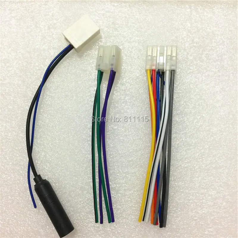 CD провод с антенной для Toyota Corolla Reiz Levin Camry Rav4|car antenna wire|car audio plugtoyota wiring |