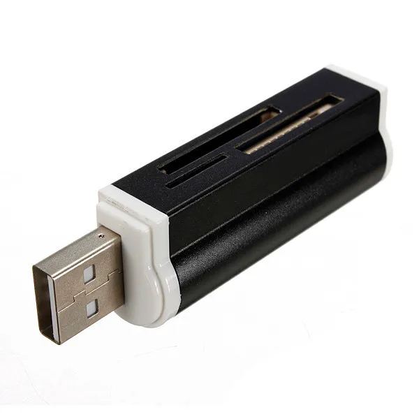 SY-662 USB 2,0 все в 1 мульти устройство чтения карт памяти TF Micro SD MMC карты памяти SDHC M2 Memory Stick MS Duo RS-MMC+ розничная посылка