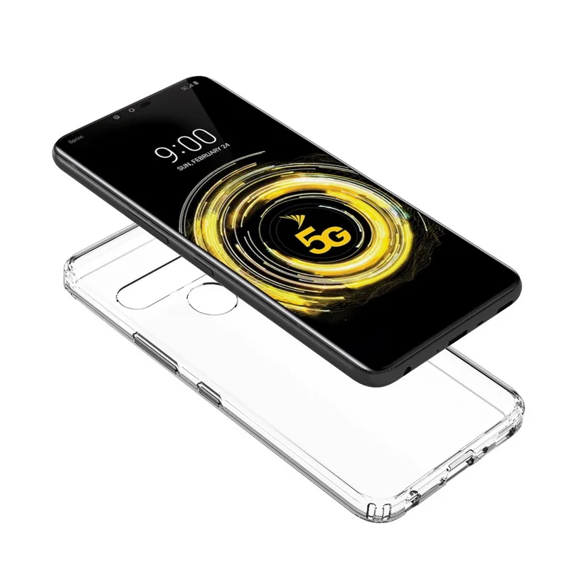 Для LG V50 чехол TPU бампер жесткий PC акриловый прозрачный Гибридный Кристальный чехол для телефона для LG V50 V 50 LGV50 ThinQ 5G Coque чехол Capa