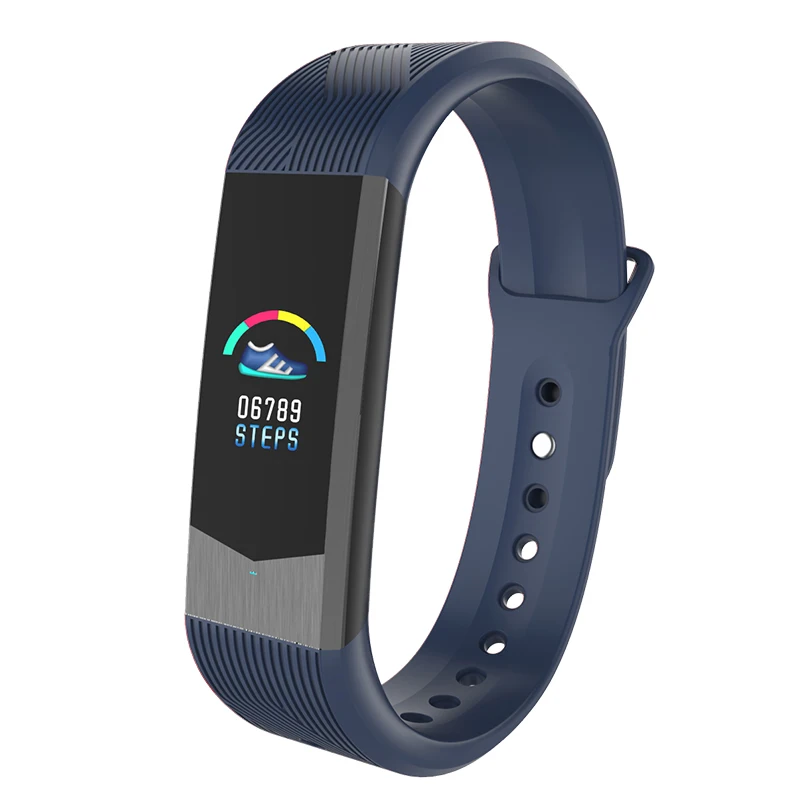 Bozlun умный спортивный фитнес-трекер для Android IOS Bluetooth часы с HeartRate кровяное давление браслет шагомер SmartbandB30 - Цвет: Blue