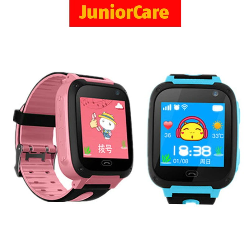 Водонепроницаемый Сенсорный экран Смарт часы детские наручные Анти потери SOS