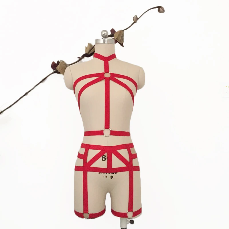 2017 новая мода пастельный Готический эластичный бюст костюм бондаж сексуальный