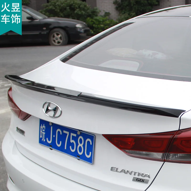 Автомобильный Стайлинг для hyundai Elantra 2017 ABS пластик Неокрашенный праймер цвет