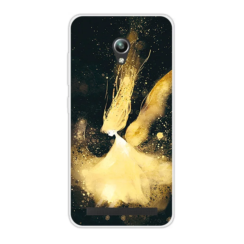 Силиконовый чехол для Asus Zenfone Go ZC500TG мягкая задняя крышка тигровый дизайн ZC ZC500 500TG
