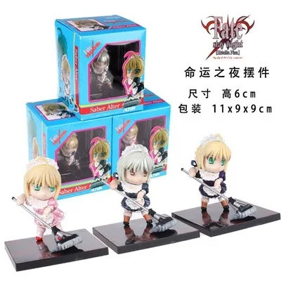 3 цвета милые 2 4 &quotFate Stay Night сабля изменить в фартук платье подметания штучной