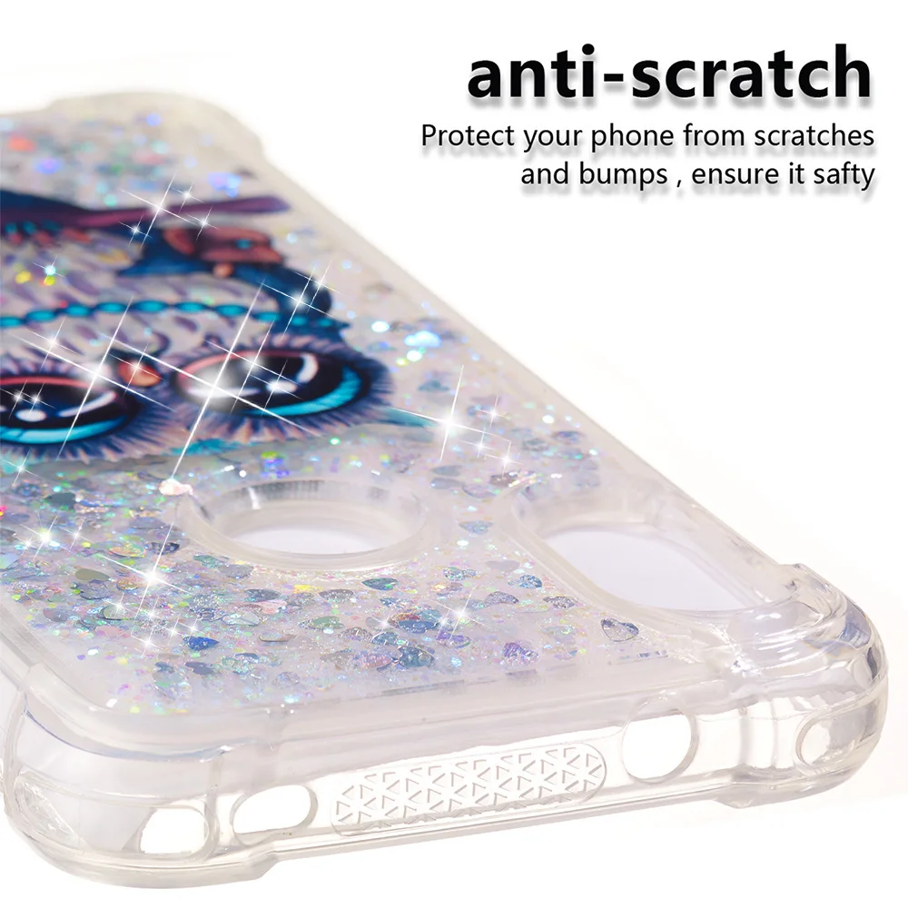sFor Fundas Xiaomi Mi A2 Lite Case Cover Glitter Dynamic Liquid Phone Cases For Redmi 6 Pro Silicone Soft TPU | Мобильные телефоны
