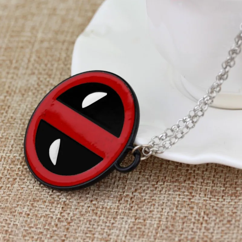 Ожерелье с подвеской в виде маски Марвел из фильма Deadpool ожерелье бутылки