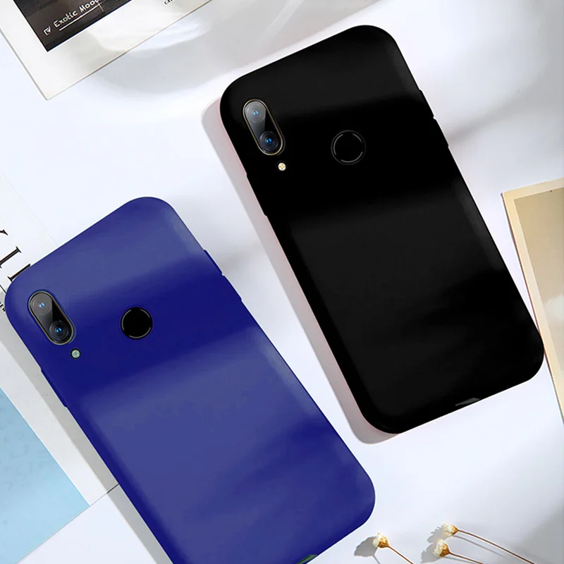 Жидкий силиконовый чехол для Huawei Honor 8x9 10 lite легкий шелковистый мягкий на ощупь