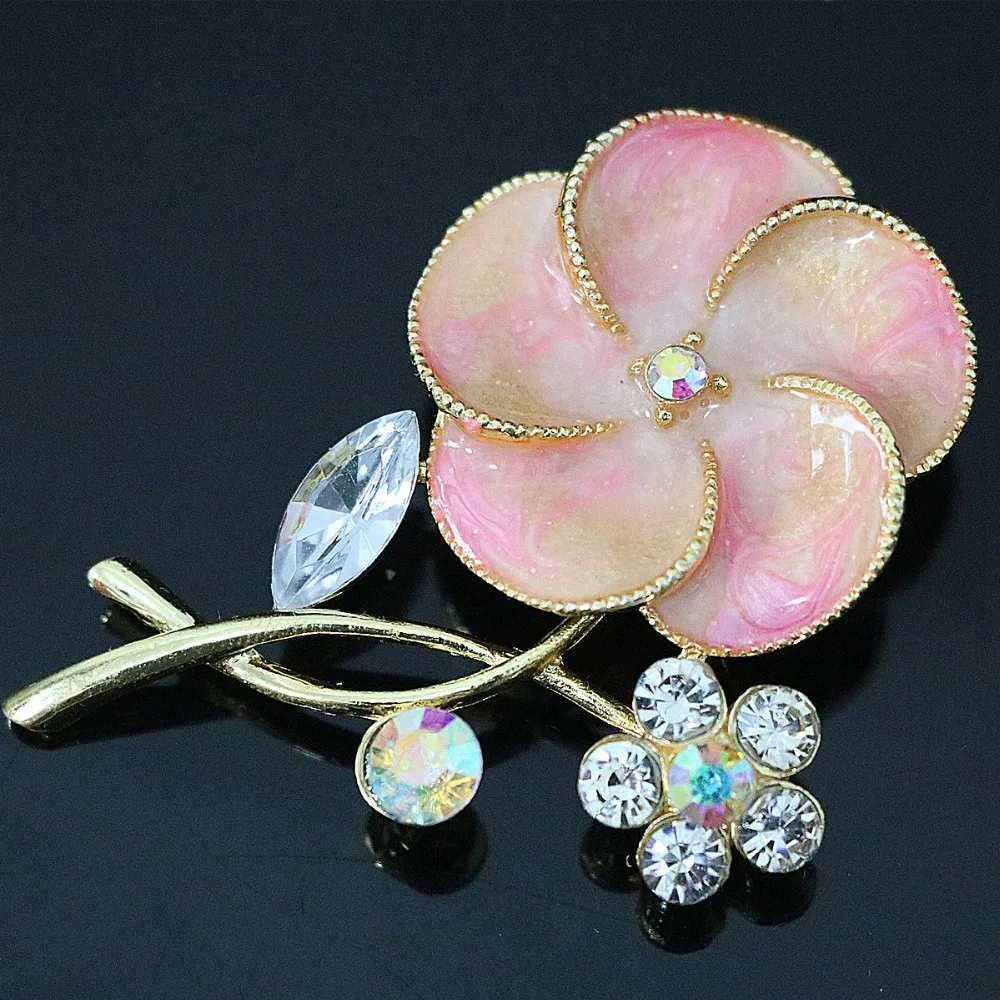 Романтический повезло подсолнечника Брошь для женщин 48*65 мм модные вечерние