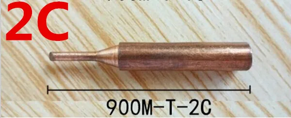 900M T 2C Чистая медь паяльный наконечник сварочный для Hakko 936 FX 888D Saike 909D 852D + 952D