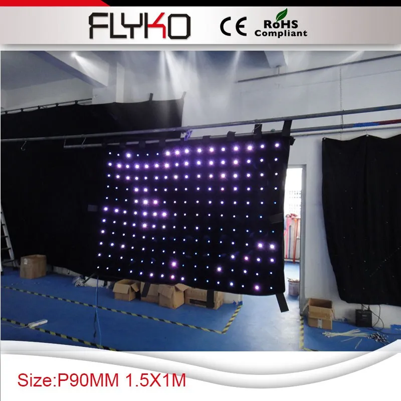 P90MM новые продукты на рынке электроники rgb занавески светодиодная ткань | Лампы и