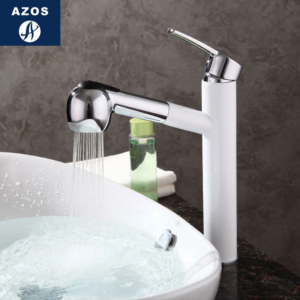 Смеситель для ванной комнаты с одной ручкой Поворотный душа Носик сосуд Раковина