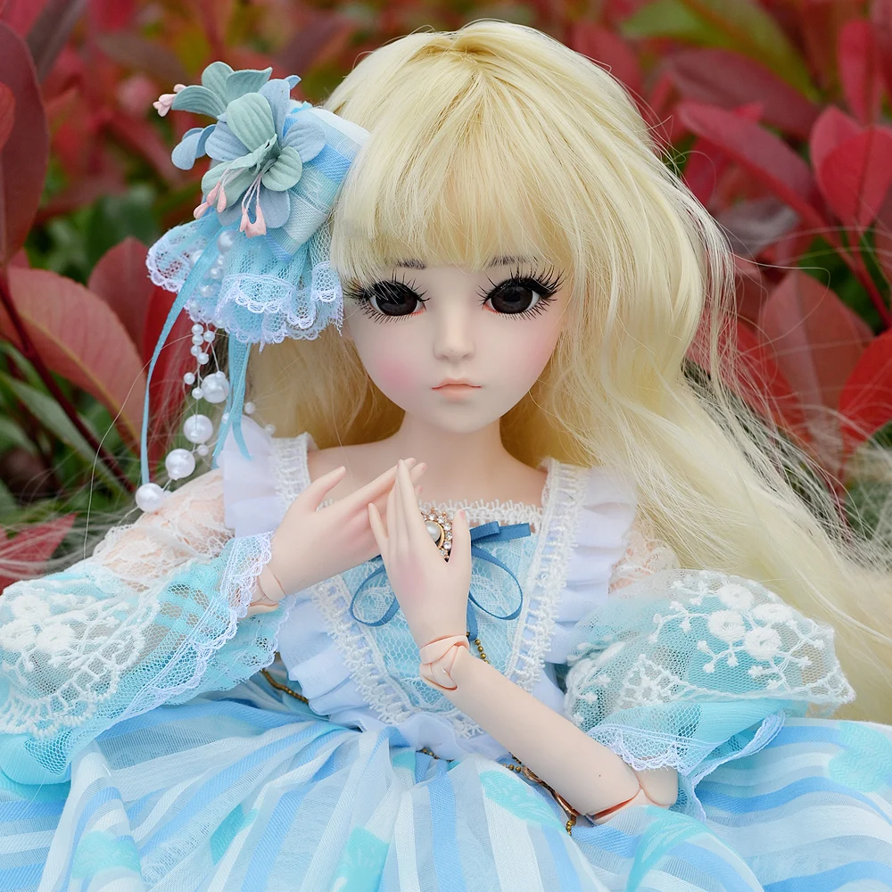 60 см BJD кукла 24 'Ƈ/3 SD куклы с красивым платьем обувь парик Макияж полный