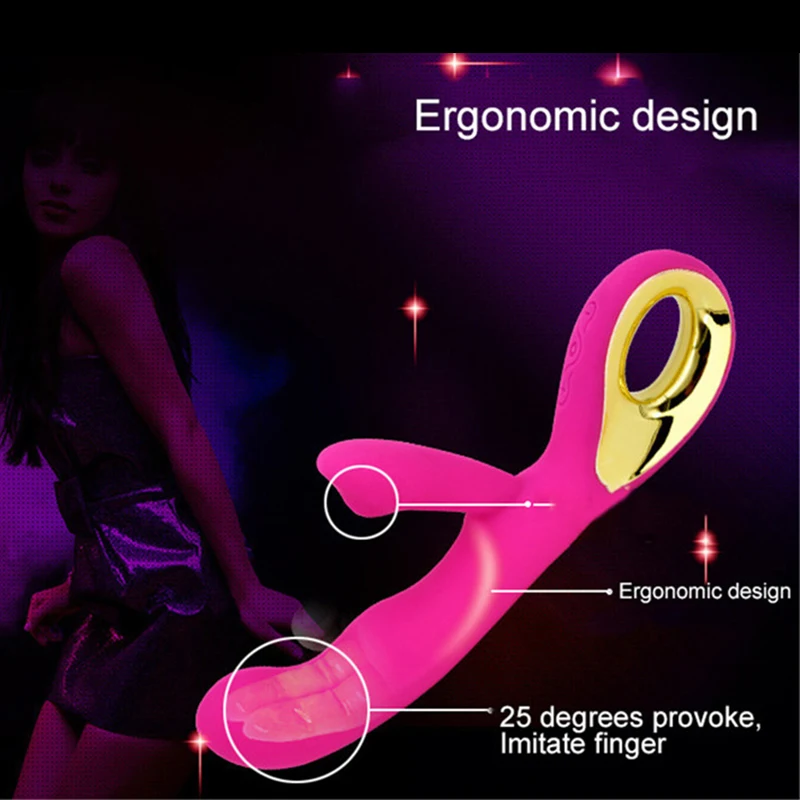 10 Частотный водонепроницаемый вибрирующий для клитора кролик вибратор