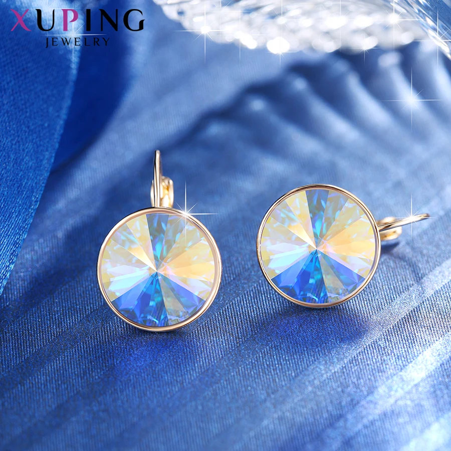 Xupingg ювелирные изделия прекрасные серьги высокого качества Кристаллы от Swarovski элегантный стиль для женщин Рождественский подарок M93-20489
