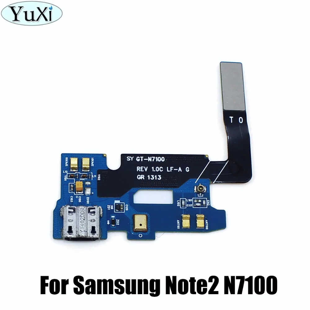 USB-разъем YuXi гибкий кабель для зарядки Samsung galaxy Note 2 N7100 запасные части micro usb |