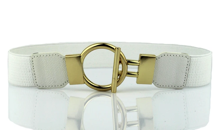 style 3 white Мода черный пояс тонкий эластичный пояс-стрейч талии Вечерние ремни для женщин украшения пальто платье пояс пояса - Цвет: style 3 white