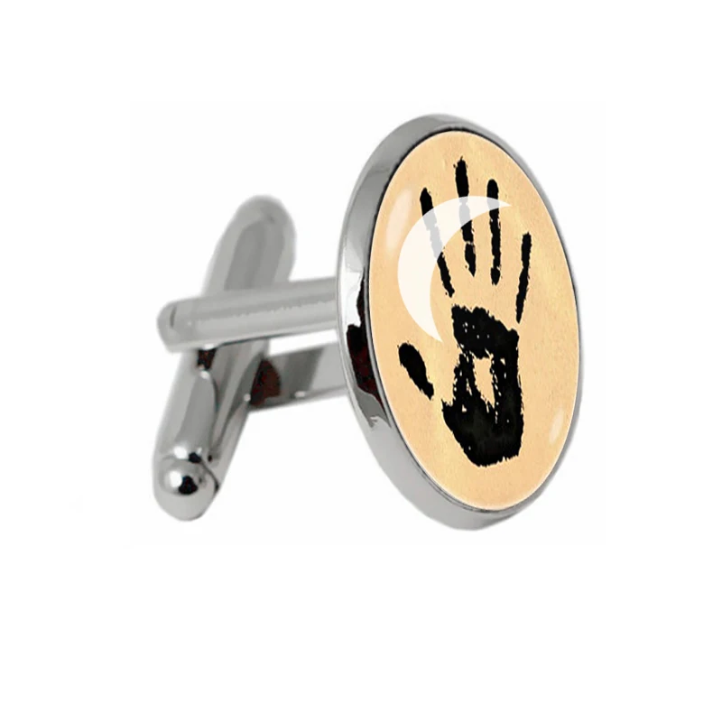 ZBOZWEI 2018 Newest Man's shirt cuff Romantic lover's fingerprints 3 colors Metal Button Cufflinks for Lovers Gift gift | Украшения