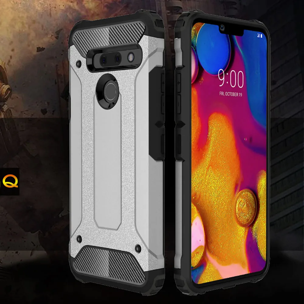Противоударный армированный чехол дюйма для LG G8 Тонкий телефона|Бамперы| |