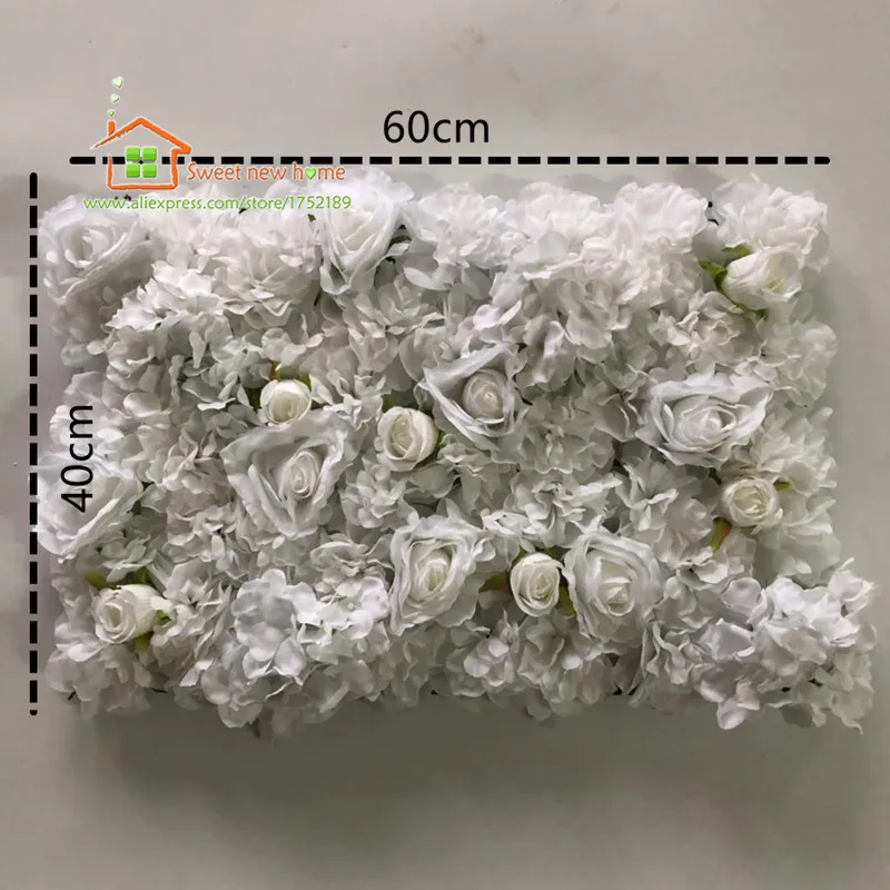 3D DIY Искусственные цветы стены и цветочные шары свадьба белый/слоновая кость дорога свинец цветок бегун
