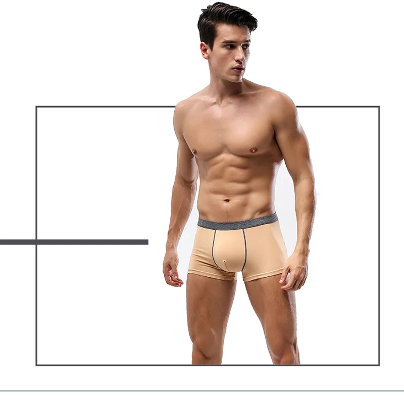 Брендовые мужские боксеры Calvin нижнее белье для мужчин мягкие трусы из модала