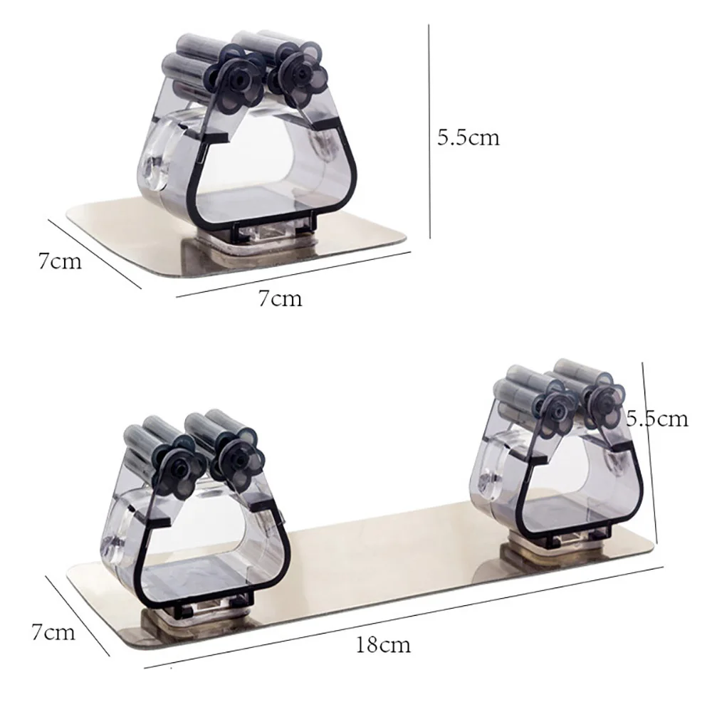 Настенный органайзер для швабры Anpro держатель щетки метлы вешалка хранения