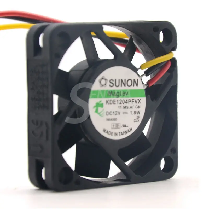 Компьютерные вентиляторы для SUNON KDE1204PFVX 11.miss AF.GN DC 12 В 1 8 Вт 3 проводной контактный