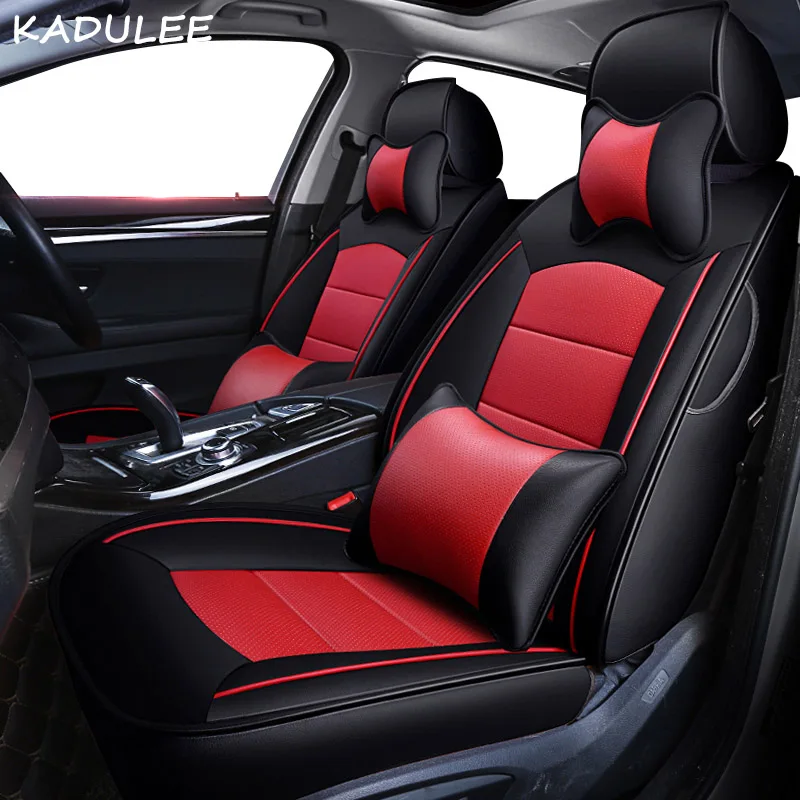 15 KADULEE чехол для автокресла из натуральной кожи на заказ для mitsubishi pajero 4 2 sport outlander xl asx аксессуары lancer автокресла продукт - Название цвета: 15