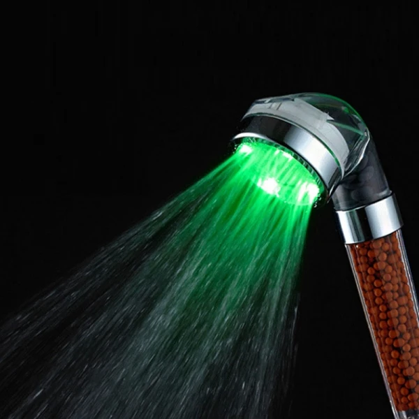 Кристалл Турмалин SPA Анион СВЕТОДИОДНЫЙ Душ Голова Стиль | Обустройство дома